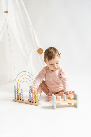 Abac din lemn sub forma de curcubeu, Saro Baby [11]