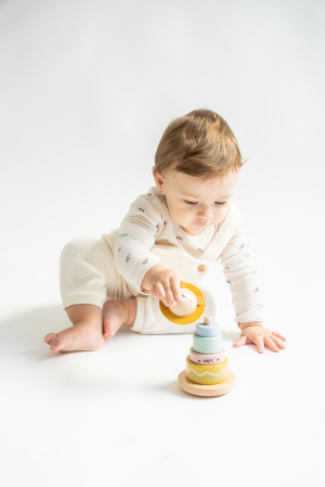 Jucarie din lemn FSC pentru stivuire, Saro Baby [7]