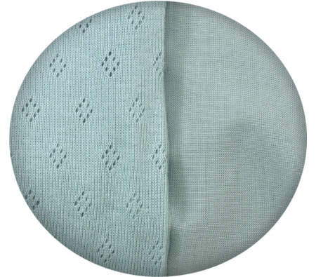 Suport de dormit Babynest, Reversibil, 70x45 cm, Bumbac Tricot Verde [2]