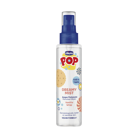 Apa parfumata Chicco POP DreamyMist cu aroma de prajitura cu vanilie,  formula vegana, pentru copii si adolescenti 150 ml [0]