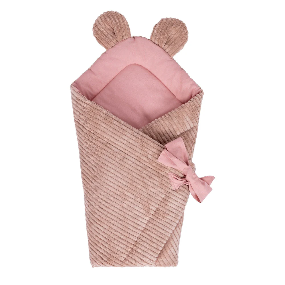 Baby Swaddle for Sleeping and Wrapping pentru nou-născuți MeowBaby® Aesthetic Powder Pink – confort și siguranță din primele clipe [1]