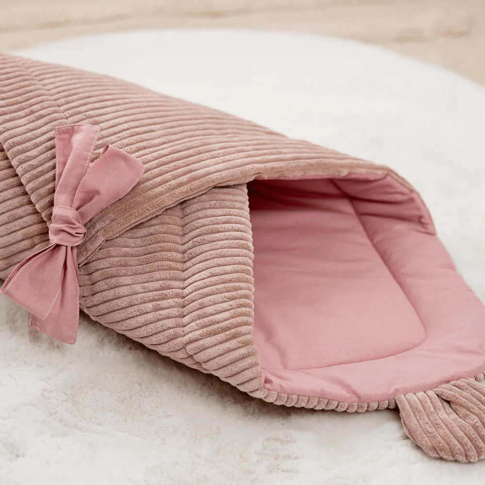 Baby Swaddle for Sleeping and Wrapping pentru nou-născuți MeowBaby® Aesthetic Powder Pink – confort și siguranță din primele clipe [2]