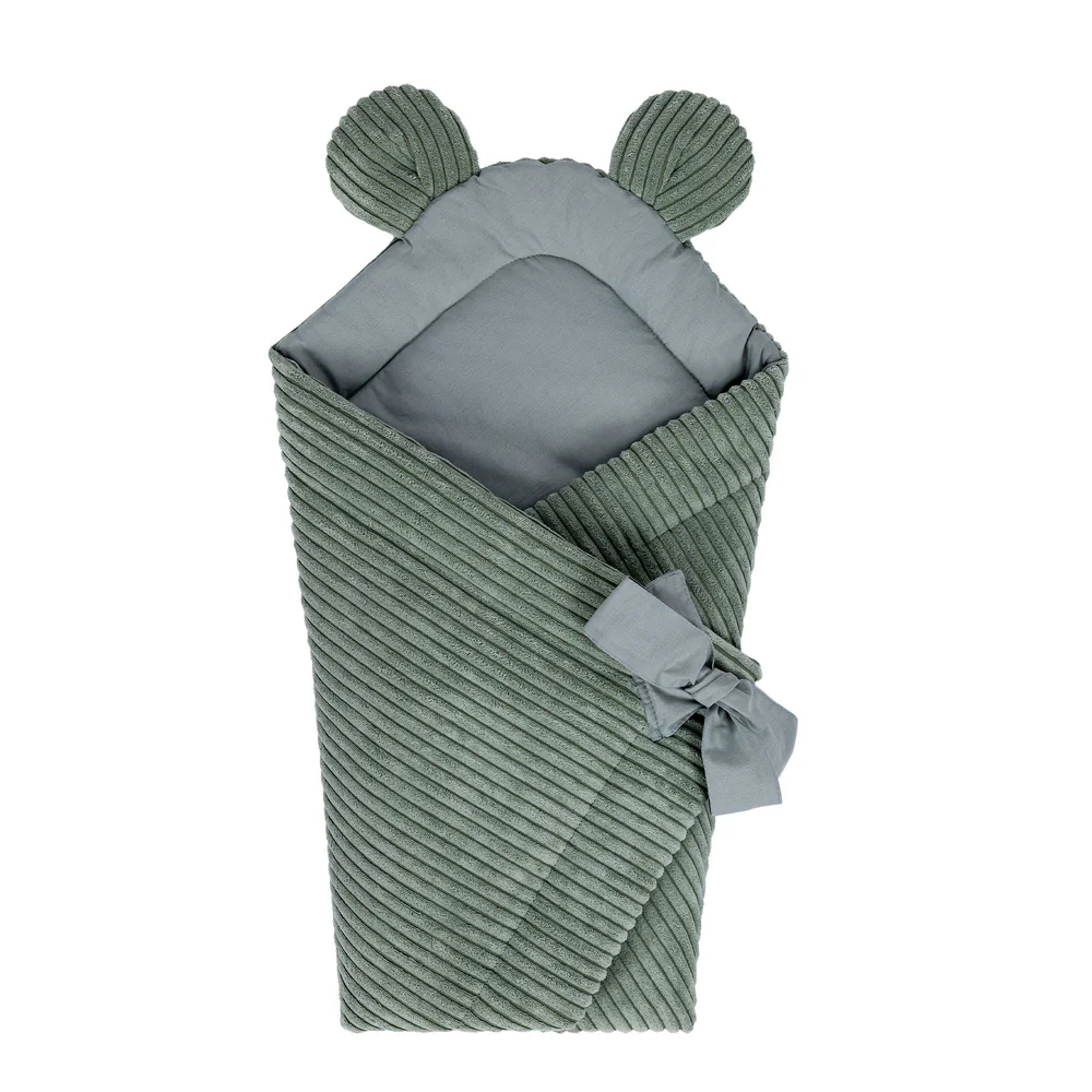 Baby Swaddle for Sleeping and Wrapping pentru nou-născuți MeowBaby® Aesthetic Olive Green – confort și siguranță din primele clipe [1]