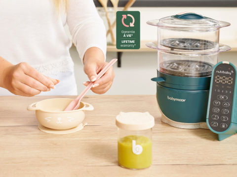 Babymoov - Robot multifunctional Nutribaby + 6 in 1 Opal Green [9]