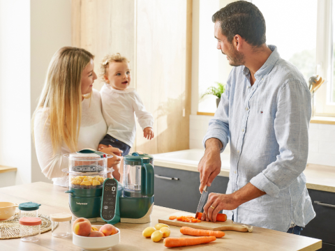 Babymoov - Robot multifunctional Nutribaby + 6 in 1 Opal Green [12]