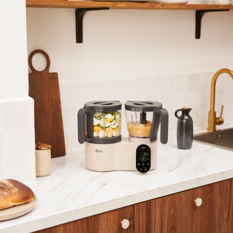 Babymoov - Robot multifunctional Nutribaby Evolution 5 in 1, cu functii integrate de feliere si razuire [4]