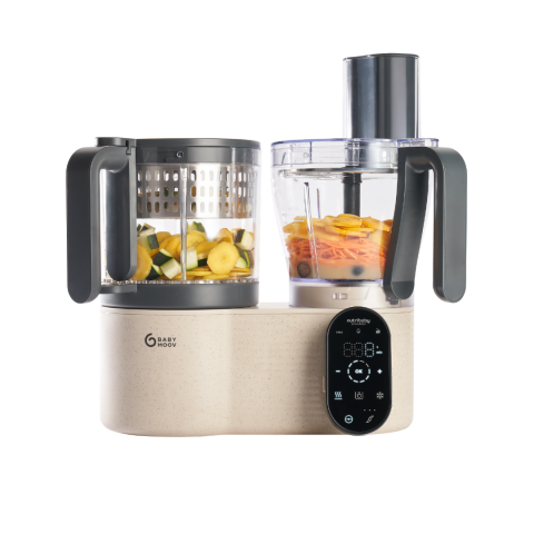 Babymoov - Robot multifunctional Nutribaby Evolution 5 in 1, cu functii integrate de feliere si razuire [1]