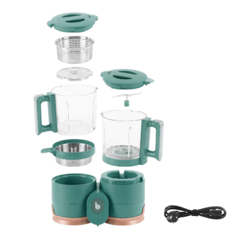 Babymoov - Robot multifunctional Nutribaby Glass 4 in 1 din sticla si otel inoxidabil [3]