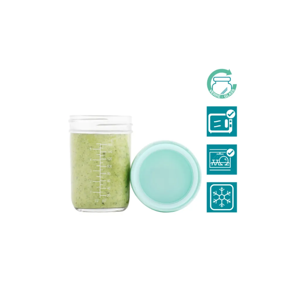 Babymoov - Set 4 boluri gradate din sticla, 220 ml [2]