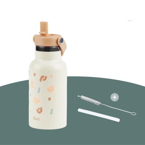 Babymoov - Sticla termoizolanta din inox Little Explorer Animal Print Ivory [7]
