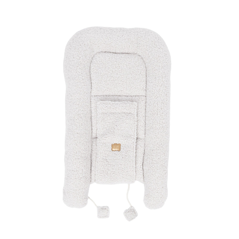 Babynest pentru bebeluși MeowBaby® Bearly Off White – spațiu sigur pentru somn și joacă - Copie [2]