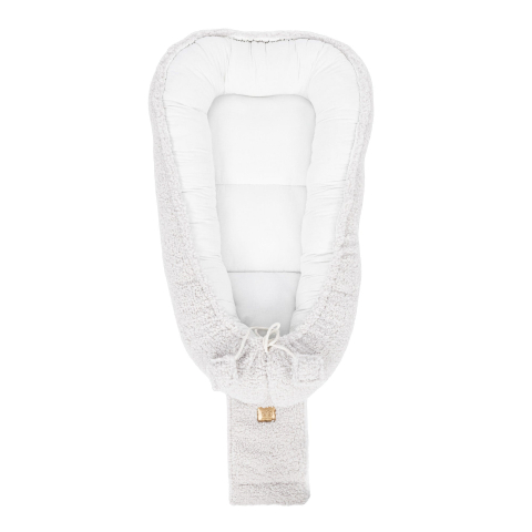 Babynest pentru bebeluși MeowBaby® Bearly Off White – spațiu sigur pentru somn și joacă - Copie [1]