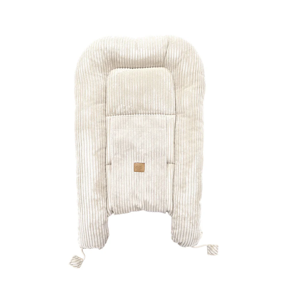Babynest pentru bebeluși MeowBaby® Aesthetic Color Ecru – spațiu sigur pentru somn și joacă [3]