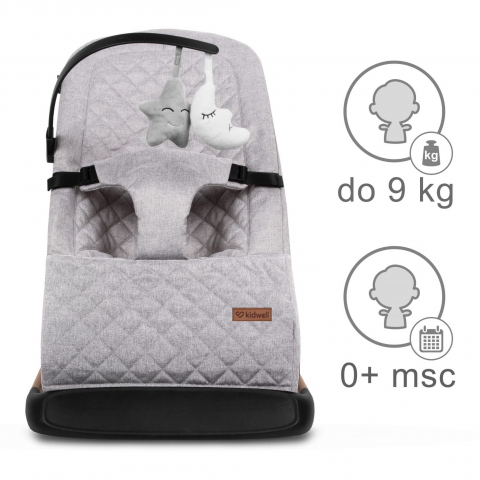 Balansoar pentru copii Kidwell Laro Full - Wooden Grey [8]