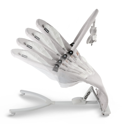 Balansoar pentru bebeluși Kidwell RUBI Gri/Alb – confort, siguranță și relaxare din primele zile [8]