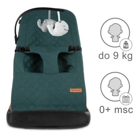 Balansoar pentru copii Kidwell Laro Full - Green/Wooden [9]