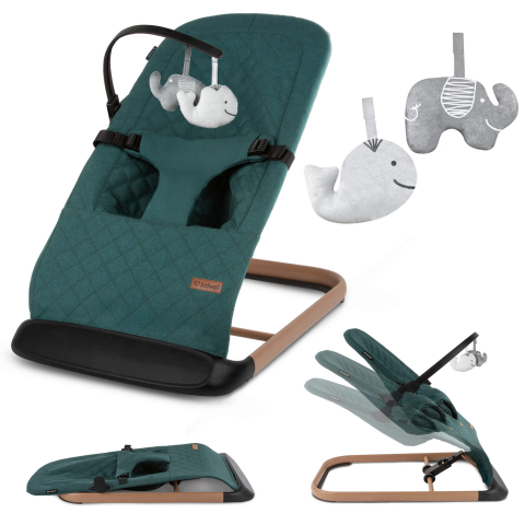 Leagane - Balansoar pentru copii Kidwell Laro Full - Green/Wooden