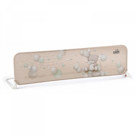 Sisteme de siguranta copii - Bariera de protectie pentru pat 150 x 44 x 41 cm, Bej