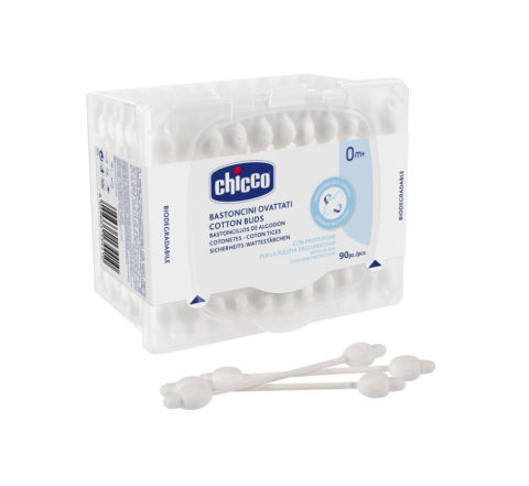 Baie & Ingrijire - Betisoare vata Chicco cu protectie 90 buc, 10441