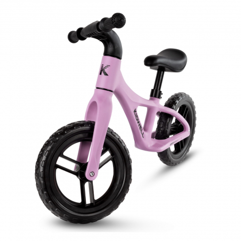 Bicicleta de echilibru fara pedale pentru copii, reglabila si roti Eva, ultra-usoara, Jogo Pink [1]