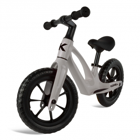 Bicicleta de echilibru fara pedale pentru copii, reglabila si roti Eva, ultra-usoara, Vito Taupe [1]