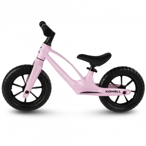 Bicicleta de echilibru fara pedale pentru copii, reglabila si roti Eva, ultra-usoara, Vito Pink [2]