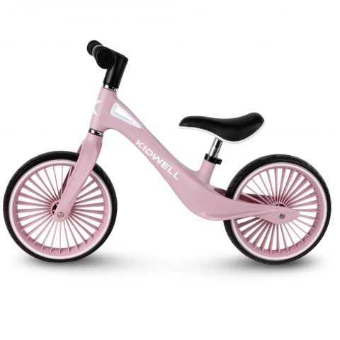 Bicicleta de echilibru fara pedale pentru copii, sa reglabila, 2 ani+, Nix Pink, Kidwell [2]