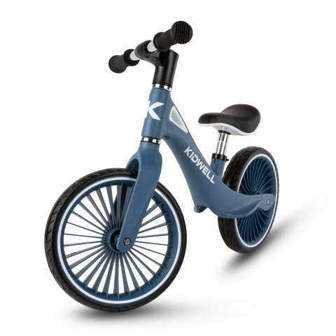 Bicicleta de echilibru fara pedale pentru copii, sa reglabila, 2 ani+, Nix Blue, Kidwell [1]