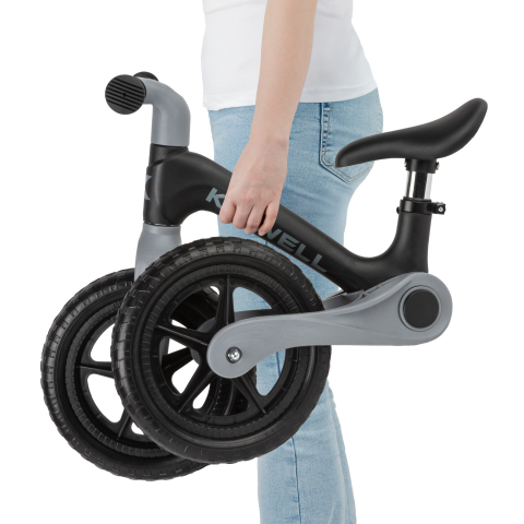 Bicicletă fără pedale pliabilă Kidwell FLEX Black, ultra ușoară 2.9 kg, 2+ ani [6]
