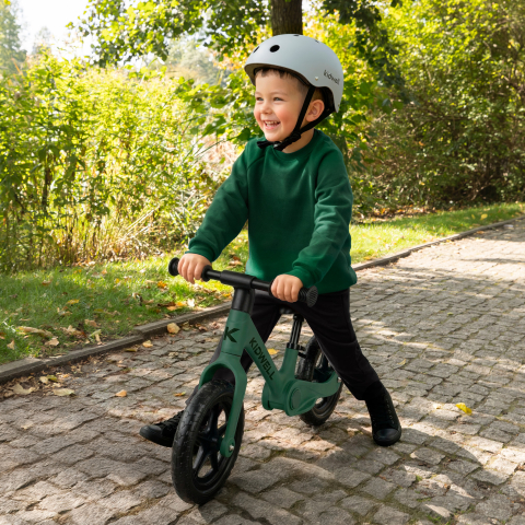 Bicicleta de echilibru fara pedale pentru copii, pliabila, Kidwell FLEX Green, ultra usoara 2.9 kg, roți EVA 29 cm, reglabilă, 80–120 cm, max. 30 kg [12]