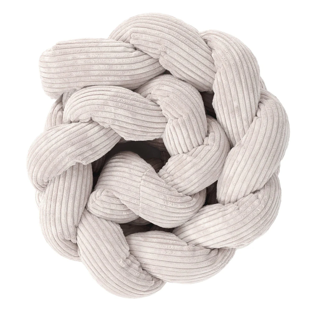 Bumper împletit pentru pătuț – MeowBaby® Aesthetic Ecru, 200 cm [2]