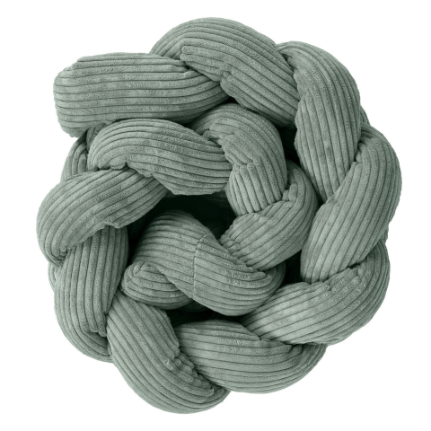 Bumper împletit pentru pătuț – MeowBaby® Aesthetic Olive Green, 200 cm [1]