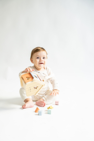 Cabană din lemn cu piese interconectate, Saro Baby [14]