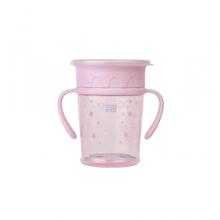 Căni - Cana anti-picurare 360º „Amazing Cup” - 270ml, Rose