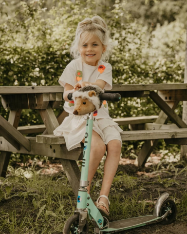 Cap ghidon Wild & Soft Arici – accesoriu premium pentru trotinetă și bicicletă copii [4]