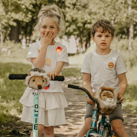 Cap ghidon Wild & Soft Arici – accesoriu premium pentru trotinetă și bicicletă copii [5]