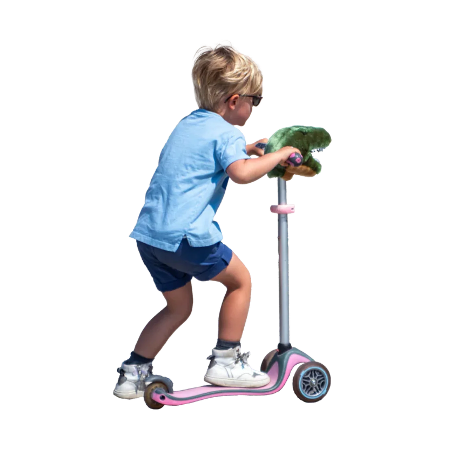 Cap ghidon Wild & Soft T-rex – accesoriu premium pentru trotinetă și bicicletă copii [3]