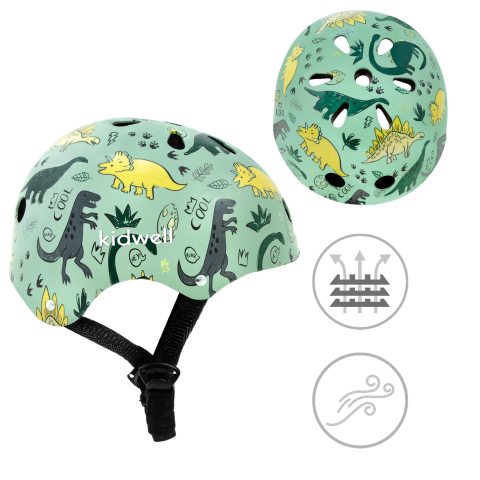Casca de protectie pentru copii, sistem de reglare, S, 48 la 52 cm, 1 an+, ORIX PLUS Dino , Kidwell [2]