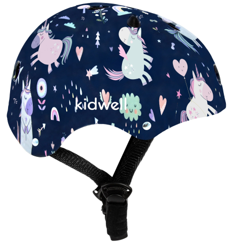 Casca de protectie pentru copii, sistem de reglare, M, 52-56 cm, 3 ani+, ORIX PLUS Unicorn, Kidwell [4]