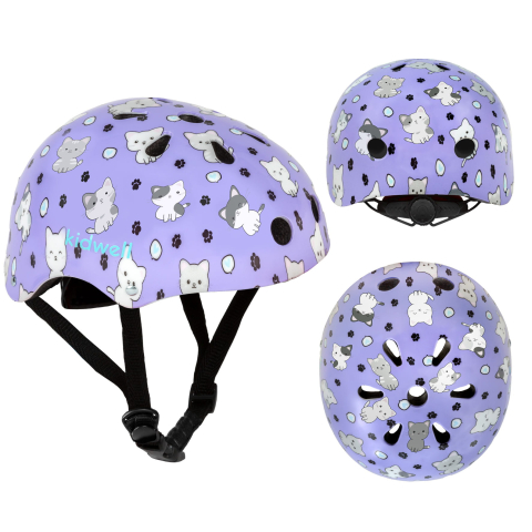 S-M, 51-55 cm, 3 ani+ - Casca de protectie pentru copii, sistem de reglare, M, 52-56 cm, 3 ani+, ORIX PLUS Kitty, Kidwell