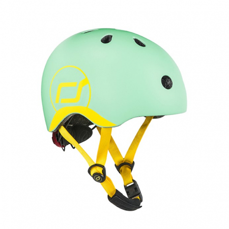 Casca de protectie pentru copii, sistem de reglare magnetic cu led, XXS-S, 45-51 cm, 1 an+, Kiwi, Scoot & Ride [11]