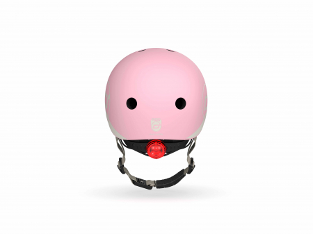 Casca de protectie pentru copii, sistem de reglare magnetic cu led, XXS-S, 45-51 cm, 1 an+, Rose, Scoot & Ride [4]