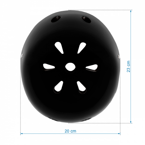 Casca de protectie pentru copii, sistem de reglare, S, 48-52 cm, 1 an+, Black, Kidwell [10]