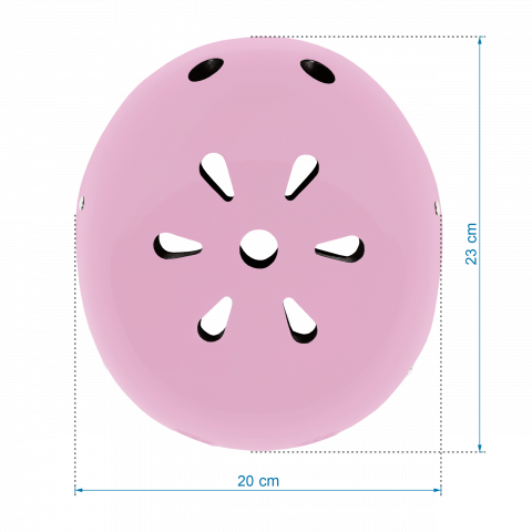 Casca de protectie pentru copii, sistem de reglare, S, 48-52 cm, 1 an+, Orix Pink, Kidwell [10]
