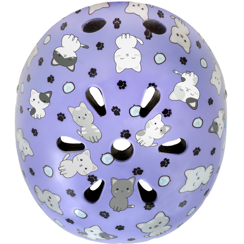 Casca de protectie pentru copii, sistem de reglare, ușoară 260 g, S, 48-52 cm, 1 ani+, ORIX Plus Kitty, Kidwell [4]