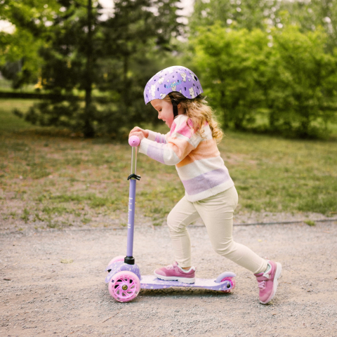 Casca de protectie pentru copii, sistem de reglare, ușoară 260 g, S, 48-52 cm, 1 ani+, ORIX Plus Kitty, Kidwell [11]