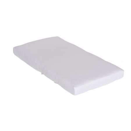 Cearsaf din bumbac jersey cu elastic pe contur 160x200 cm, Alb [2]