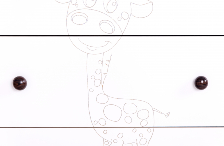 Comoda bebelusi cu rama de infasat detasabila, Drewex Giraffe Santana [2]