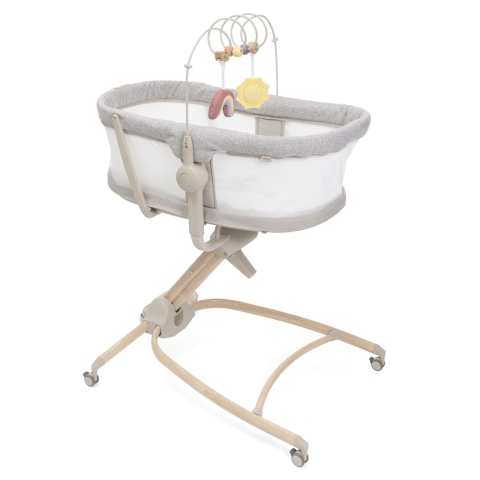 Patut mic Co-sleeping - Cosulet multifunctional 4 in 1 Chicco Baby Hug Armonia, Scandinavian (Gri), 0 luni+