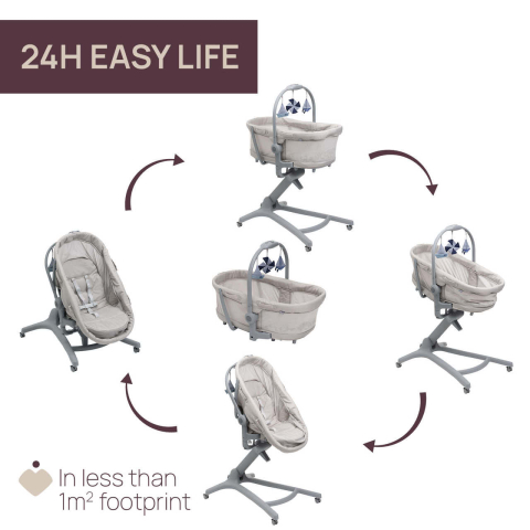 Cosulet multifunctional 5 in 1 Chicco Baby Hug Pro, BeigeLatte (Bej), 0luni+ [13]